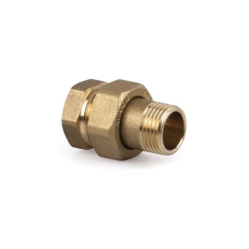 Соединитель прямой SR Rubinetterie, латунный "Американка" 1/2"