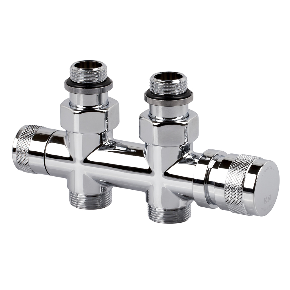 Узел нижнего подключения SR Rubinetterie прямой 1/2"х3/4"Е Хром