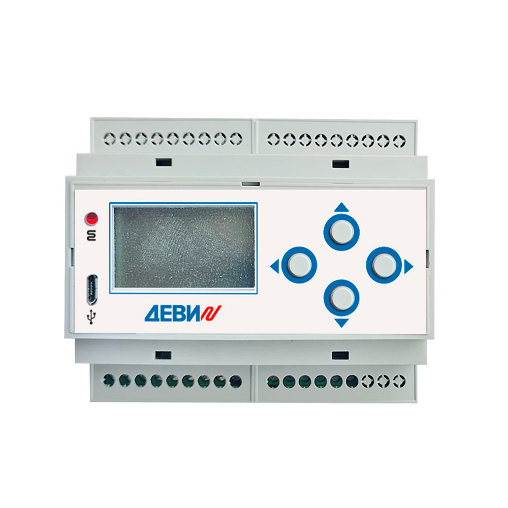 Терморегулятор ДЕВИ Meteo 850R на шину DIN, с датчиком температуры на проводе, 8А