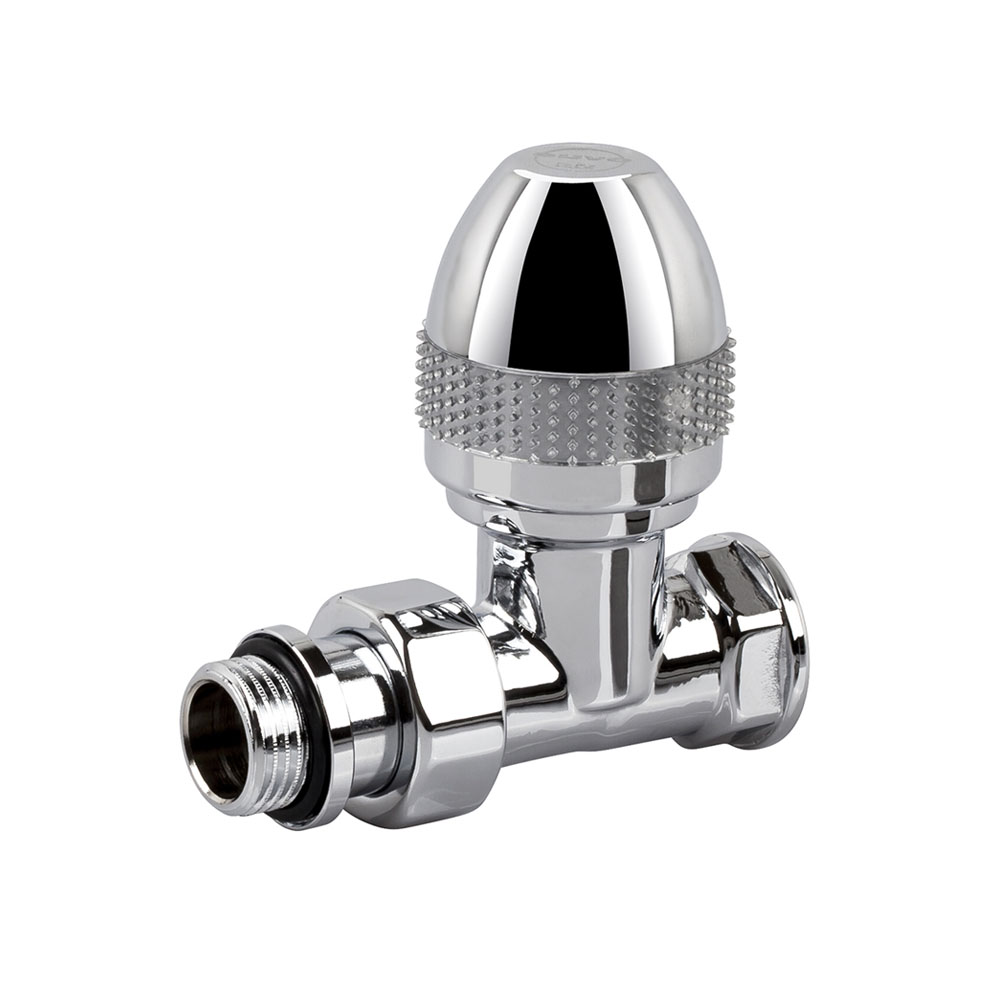 Вентиль SR Rubinetterie прямой серия "Ovus" 1/2", цвет хром