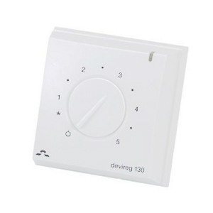 Терморегулятор DEVIreg™ D-130 накладной, с датчиком пола, 16А