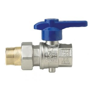 Латунный дисковый затвор Rubinetterie Bresciane EUROFLY 3/4", вн/нар резьба "американка"