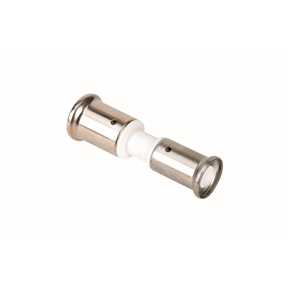 Муфта переходная, ПВДФ пресс (белая), 32x20, HENCO