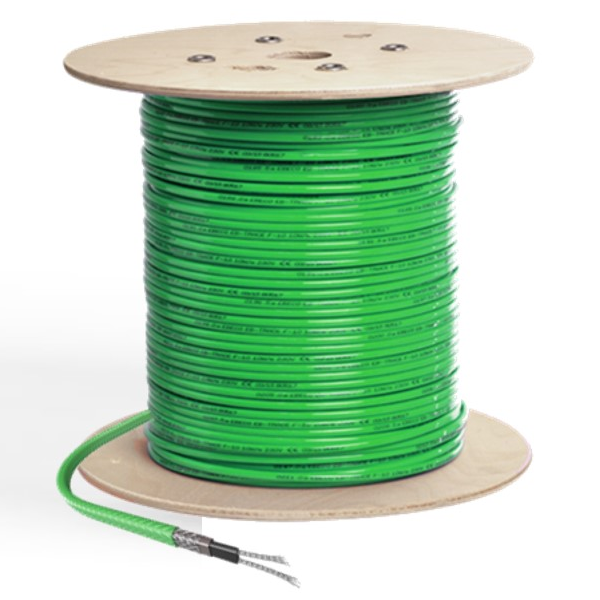 Греющий кабель Ergert ETSP-210, 10 Вт/м для установки внутри трубы, саморегулирующийся, 250м катушка